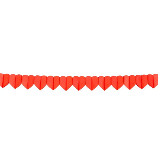 Guirlande en Papier Cœur - 4m