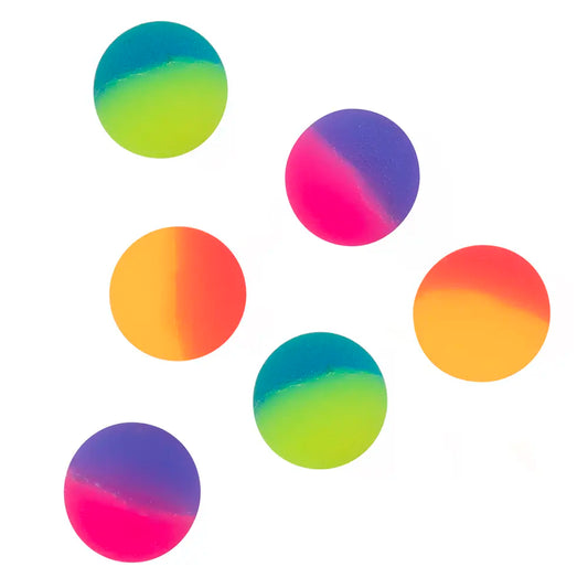 Set 6 Balles Rebondissantes "Arc-en-ciel"