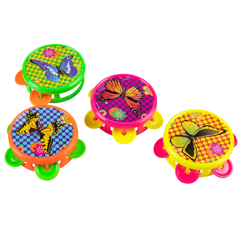 Set 4 Tambourins papillon