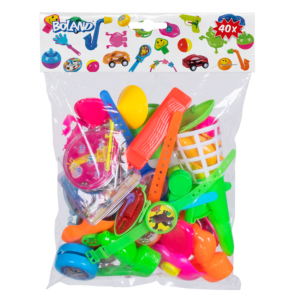 Set Sachet de fête assortiment de 40 jouets