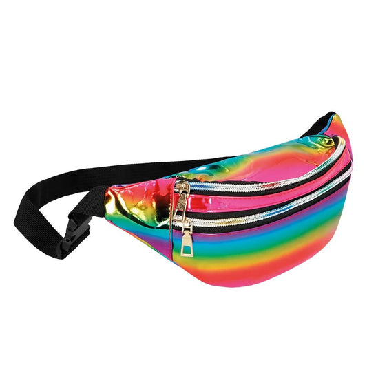 Sac banane / Sac de taille Holographique Arc-en-ciel