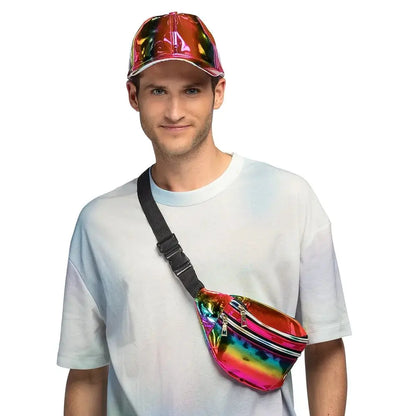 Sac banane / Sac de taille Holographique Arc-en-ciel