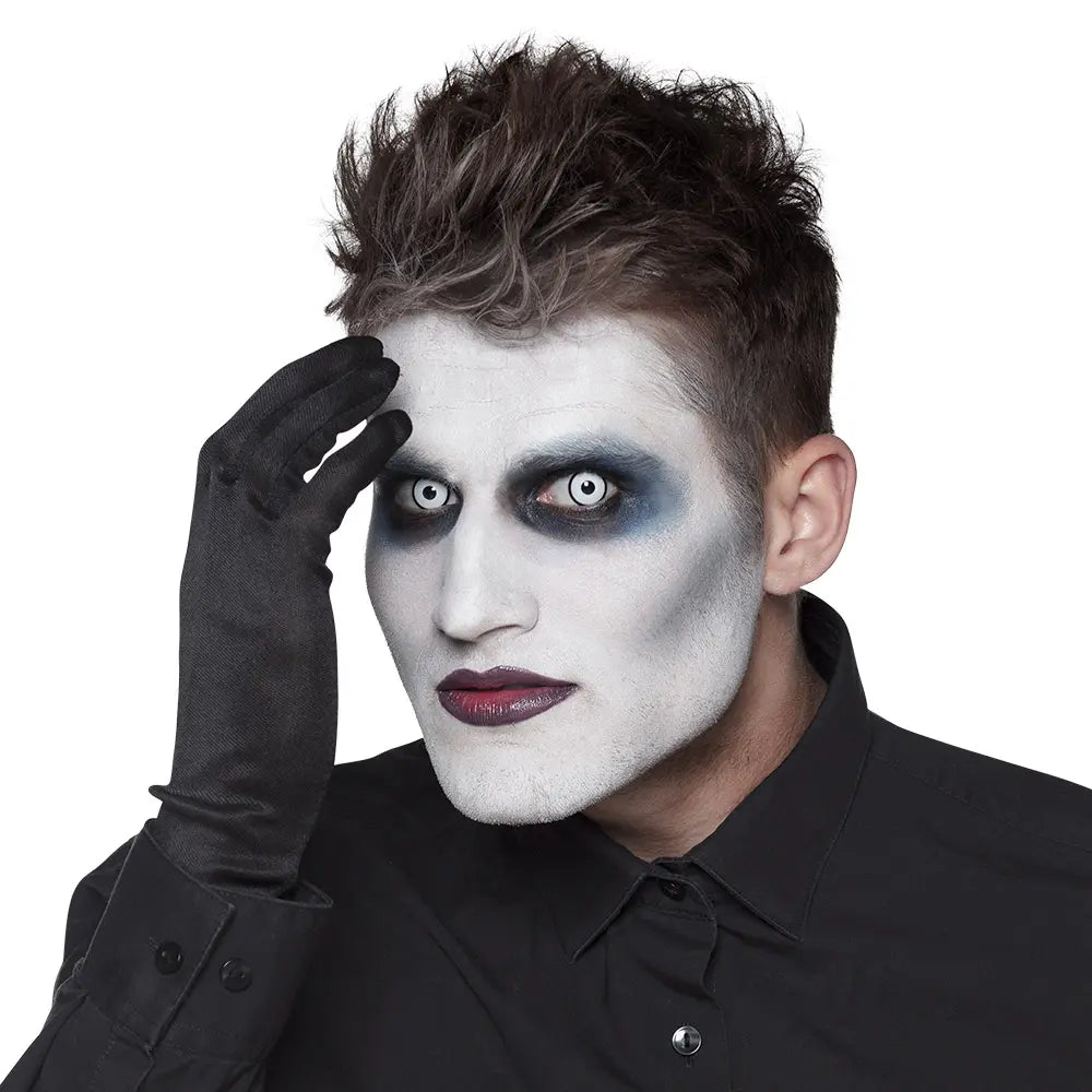 Lentilles Maniaque - Blanches cerclées de noir - 1 semaine