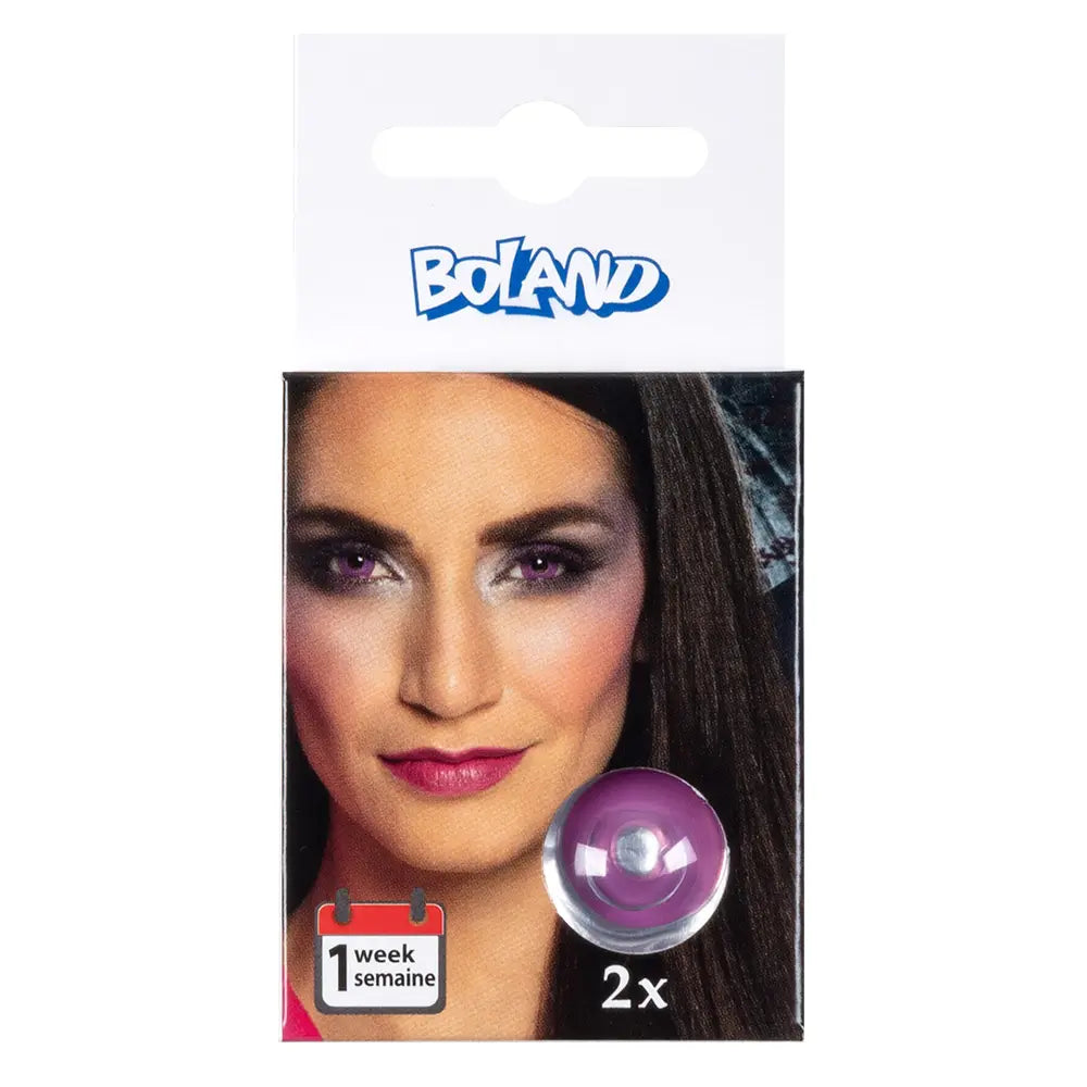 Lentilles Gothique - Violettes intenses - 1 semaine