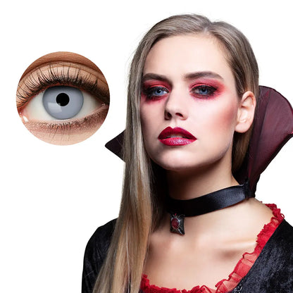 Lentilles Vampire - Grises glaciales - 1 semaine