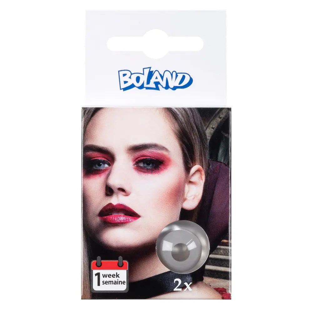 Lentilles Vampire - Grises glaciales - 1 semaine