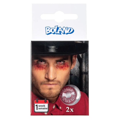 Lentilles Blood burst - Rouges éclat sanglant - 1 semaine