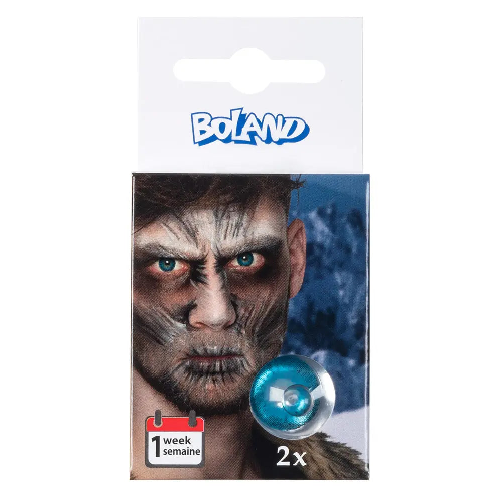 Lentilles Roi de glace - Bleues polaires - 1 semaine