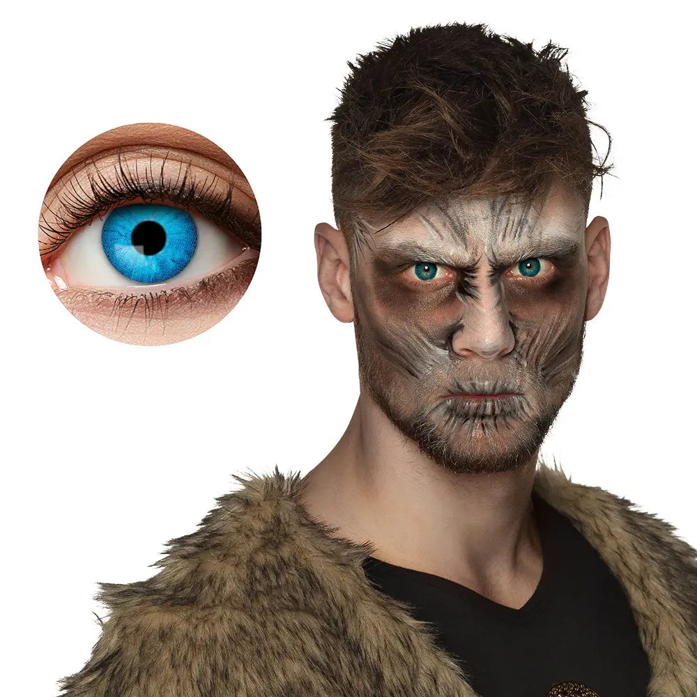 Lentilles Roi de glace - Bleues polaires - 1 semaine