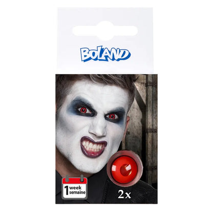 Lentilles Freak - Rouges intenses - 1 semaine