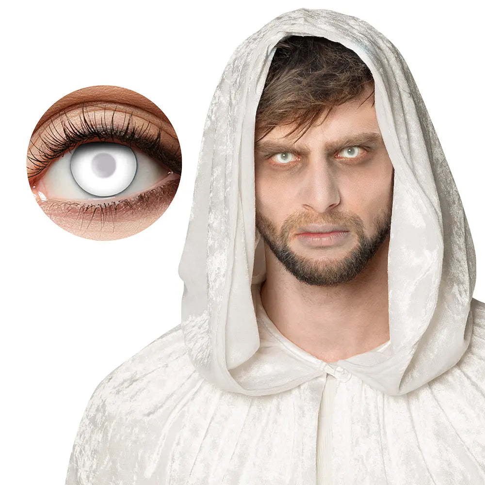 Lentilles Fantôme - Blanches spectrales - 1 semaine