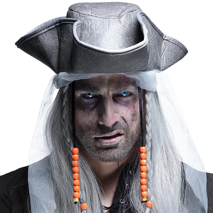 Lentilles Foudre (Yeux de Pirate Spectral) - Bleu électrique et noir - 1 semaine