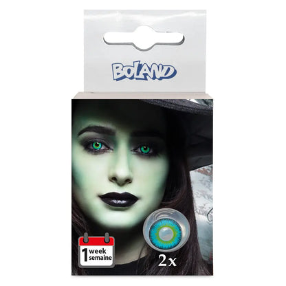 Lentilles Witchcraft (Sorcellerie maléfique) - Vert et noir - 1 semaine