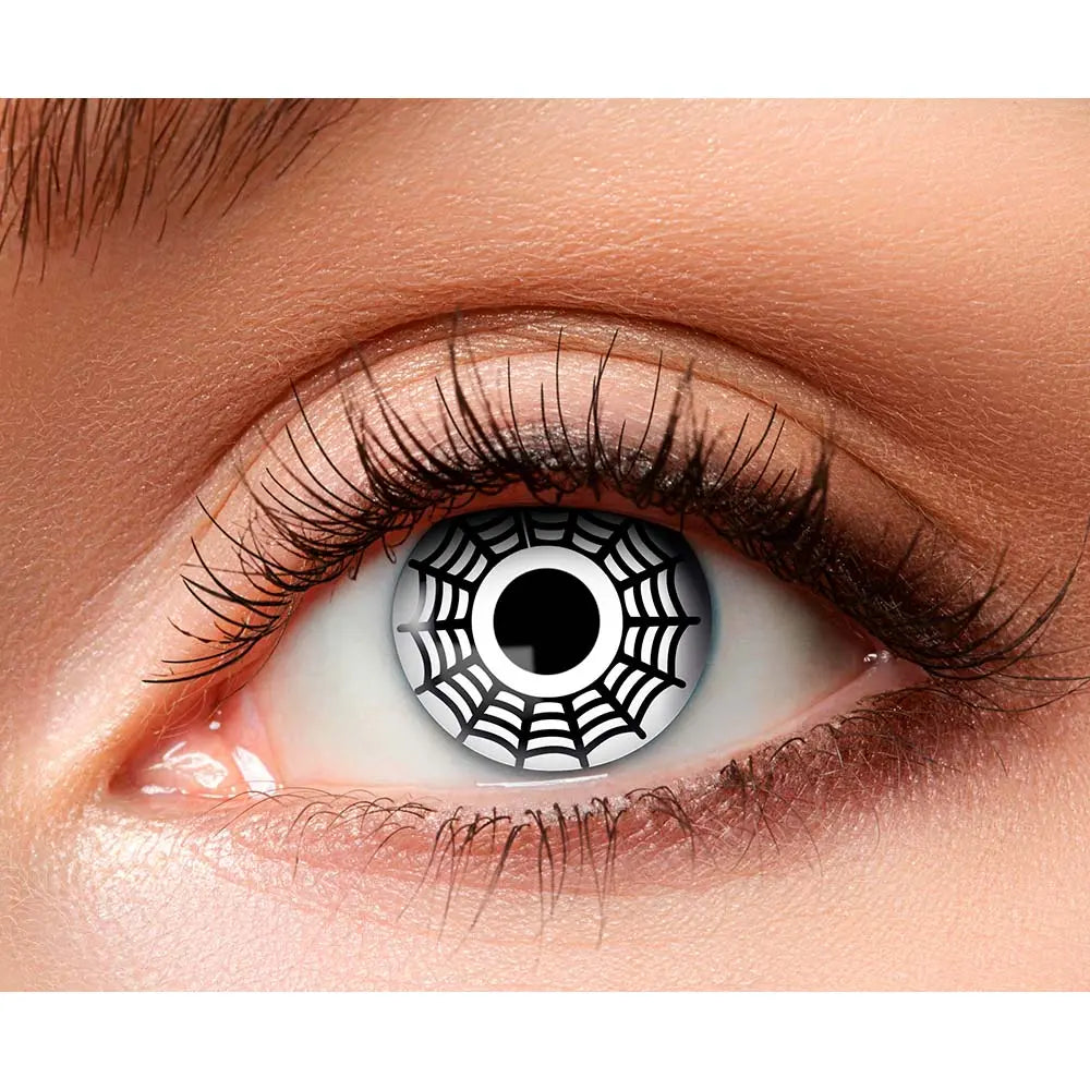 Lentilles Araignée - Noir et blanc - 1 semaine