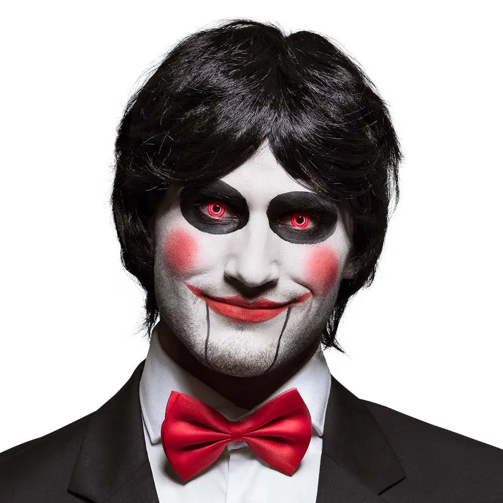 Lentilles Spirale rouge - Rouge et noir - 1 semaine