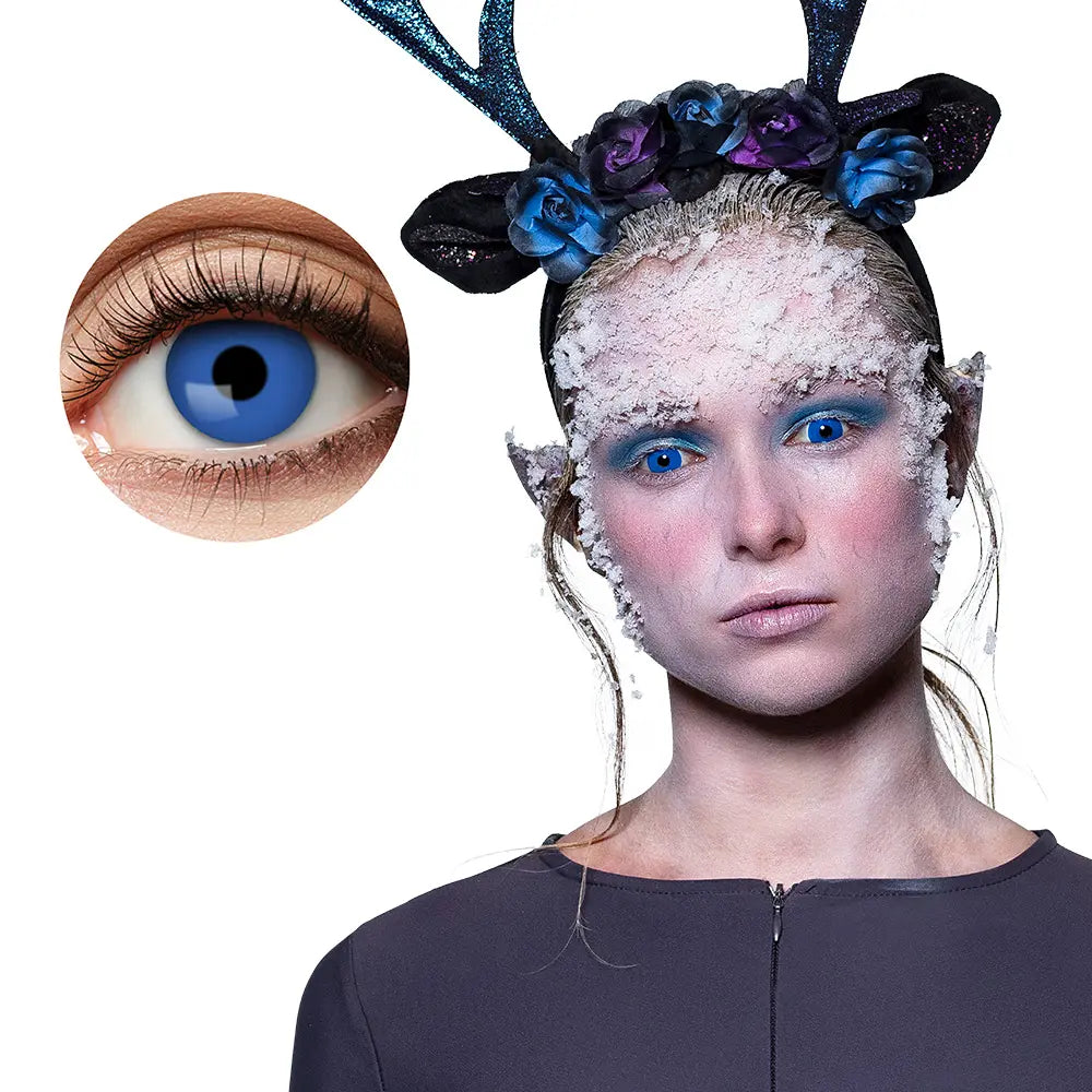 Lentilles Frozen Elf - Bleu givré intense - 1 semaine