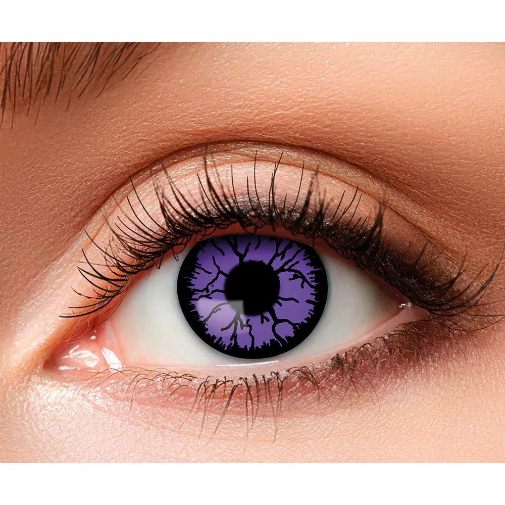 Lentilles Dark Angel - Violettes mystiques - 1 semaine
