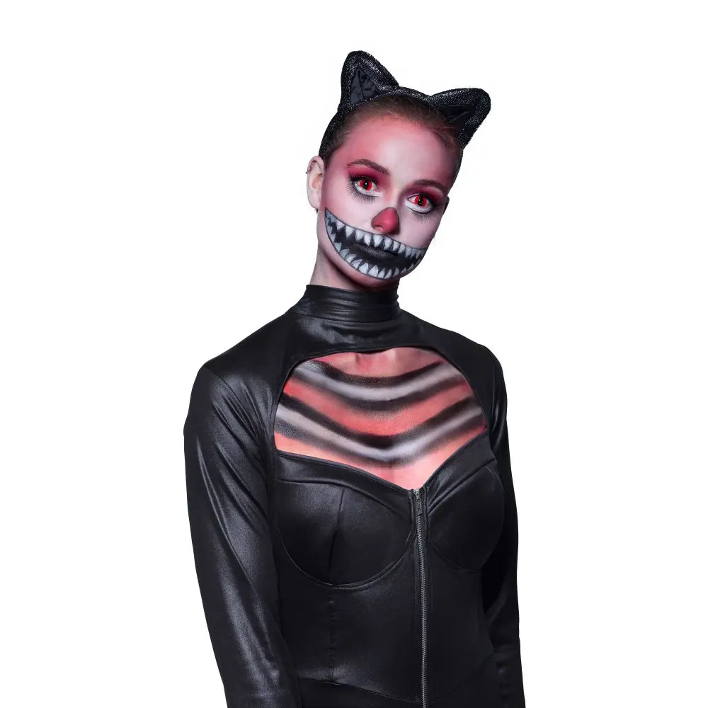 Lentilles Crazy Cat - Rouges pupille fendue - 1 semaine