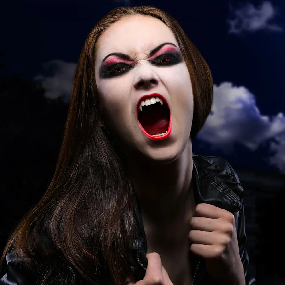 Lentilles Devil priest - Rouges intenses - 1 semaine