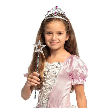 Set Princesse magique (diadème et baguette 34 cm)