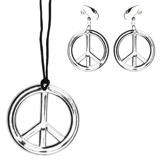 Set Peace - x1 collier, x2 boucles d'oreille