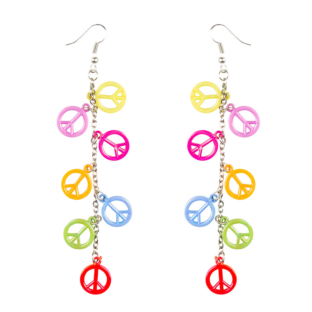 Paire Pendants d'oreille Peace row