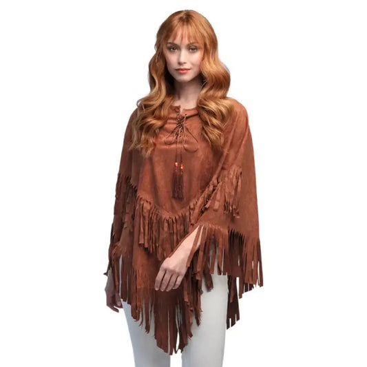 Poncho Adulte Hippie Breeze - Taille Unique