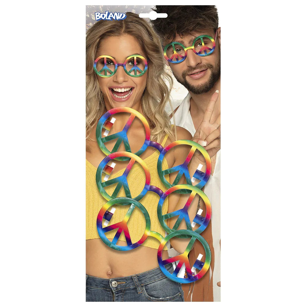 Set 3 Lunettes party Hippie