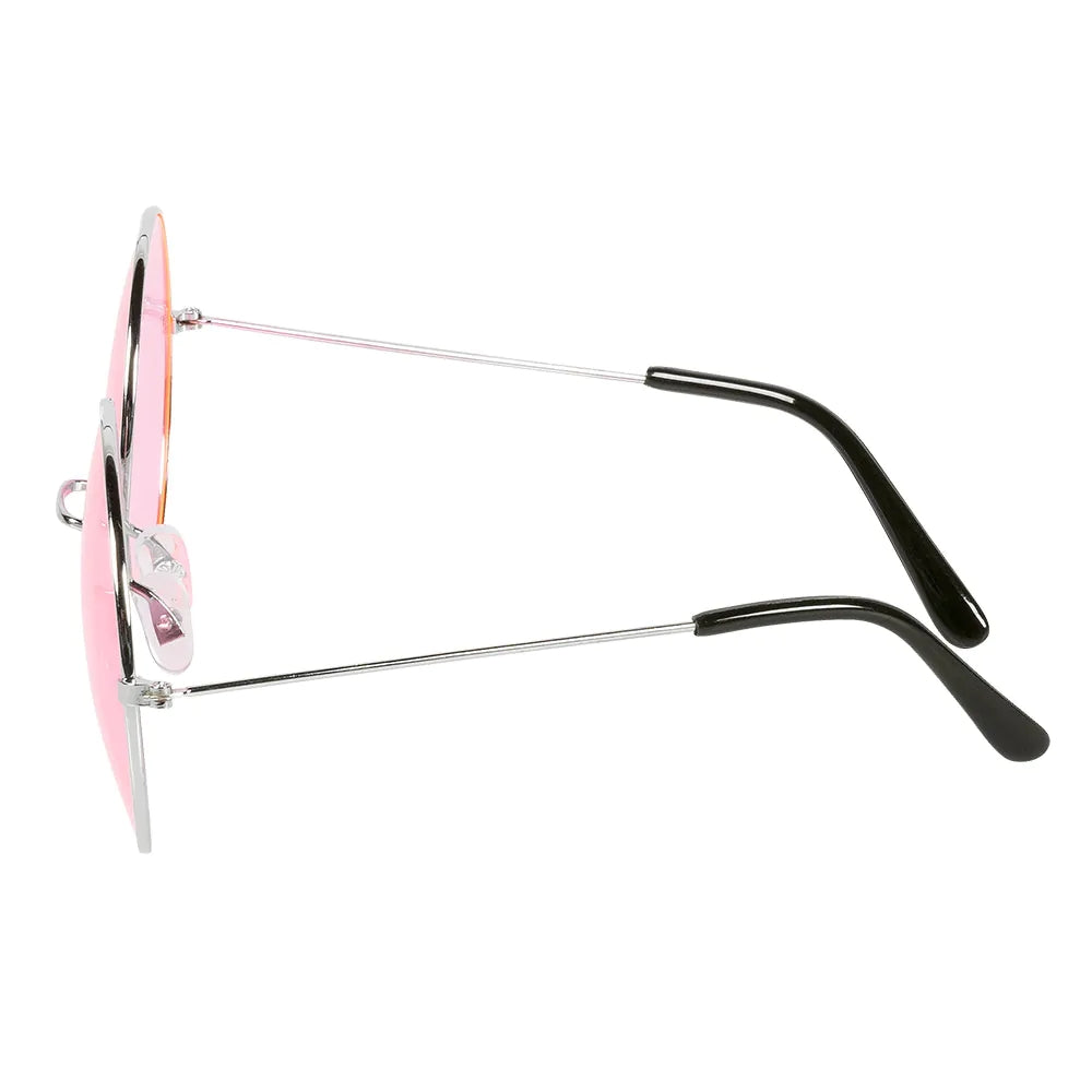 Pc. Lunettes party Hippie XL rose