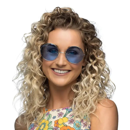 Lunettes Party Hippie XL Bleu