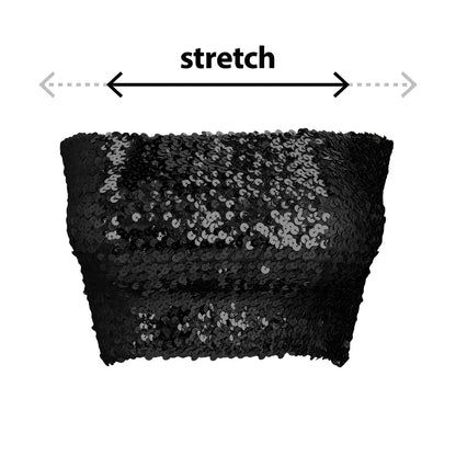 Top Sparkle Noir (M/L stretch)