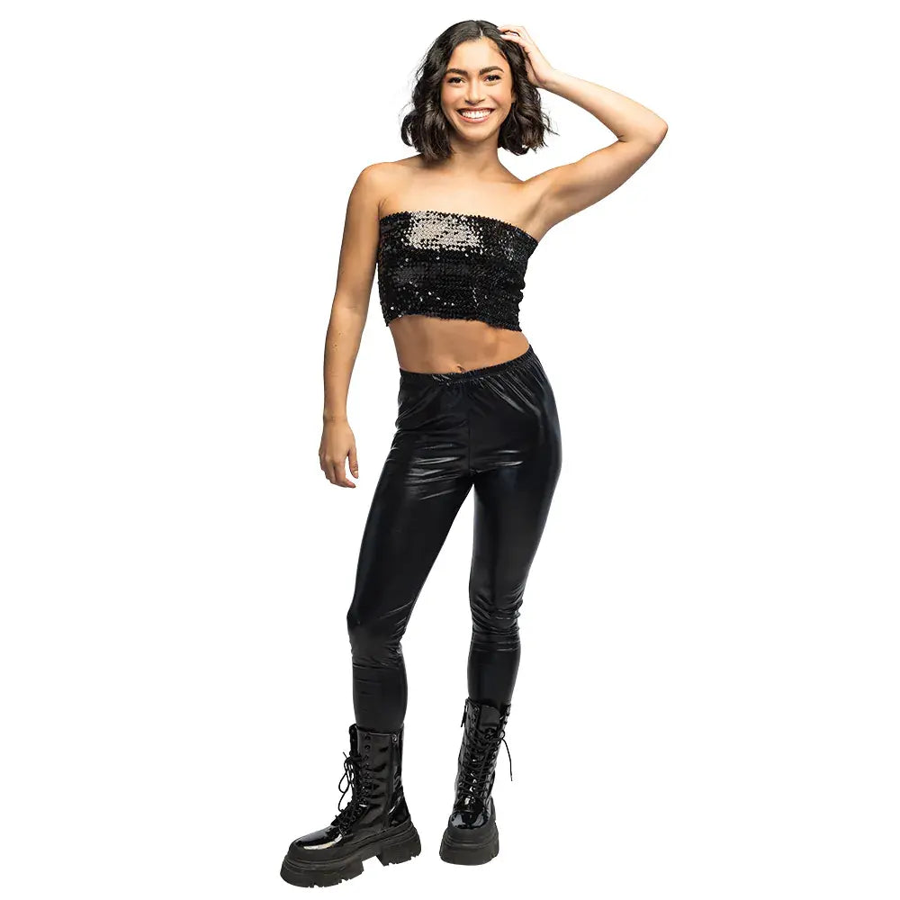 Top Sparkle Noir (M/L stretch)