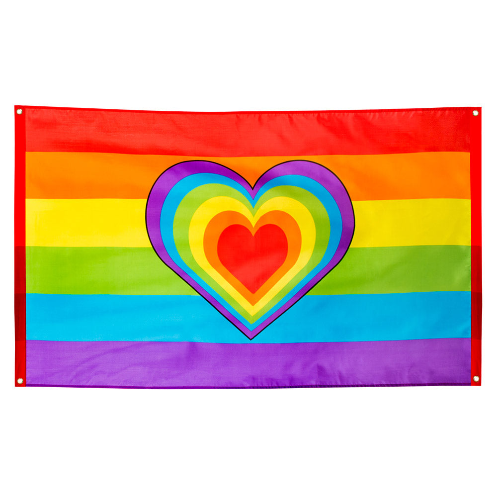 Drapeau polyester Arc-en-ciel