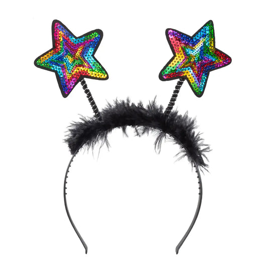 Diadème Etoiles arc-en-ciel