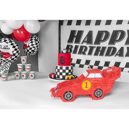 Set 20 serviettes en papier formule 1 happy birthday