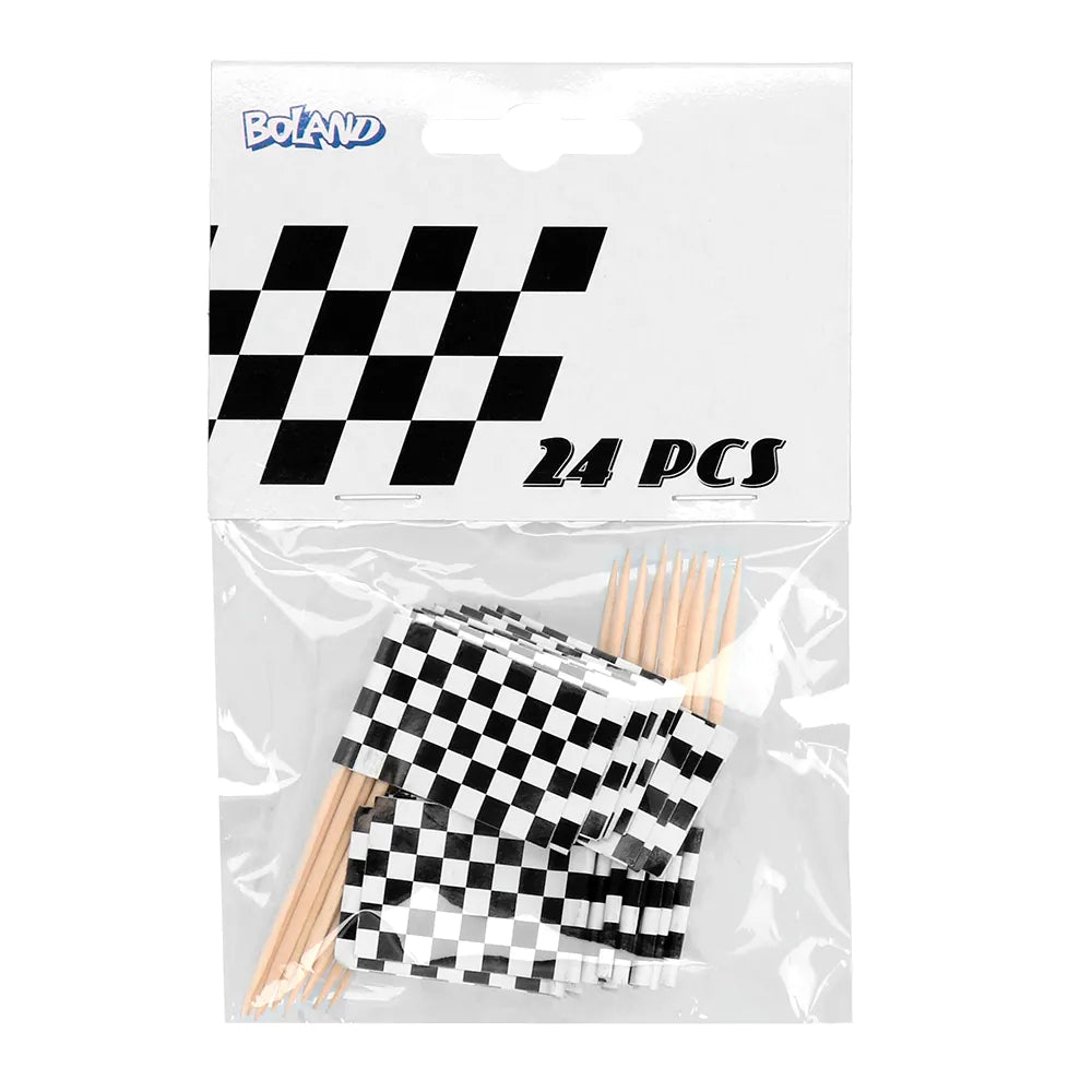 Set 24 Bâtonnets de drapeau Racing Formule 1