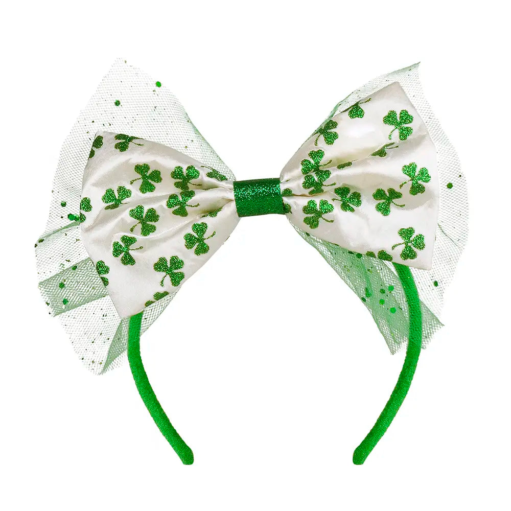 Diadème Shamrock bow