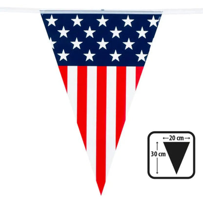 Guirlande de Fanions USA PE - 6m