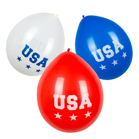6 Ballons 25cm - USA