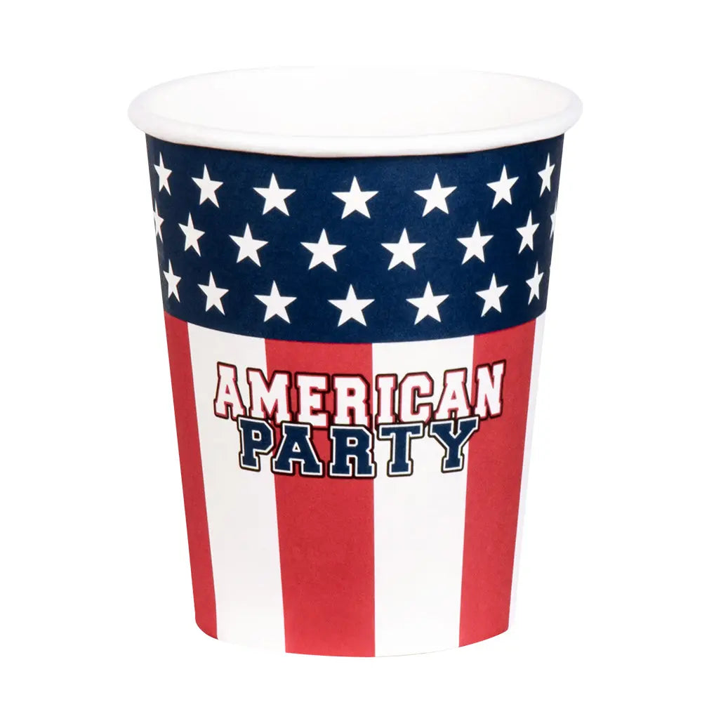 10 Gobelets en Carton 21cl - American Party