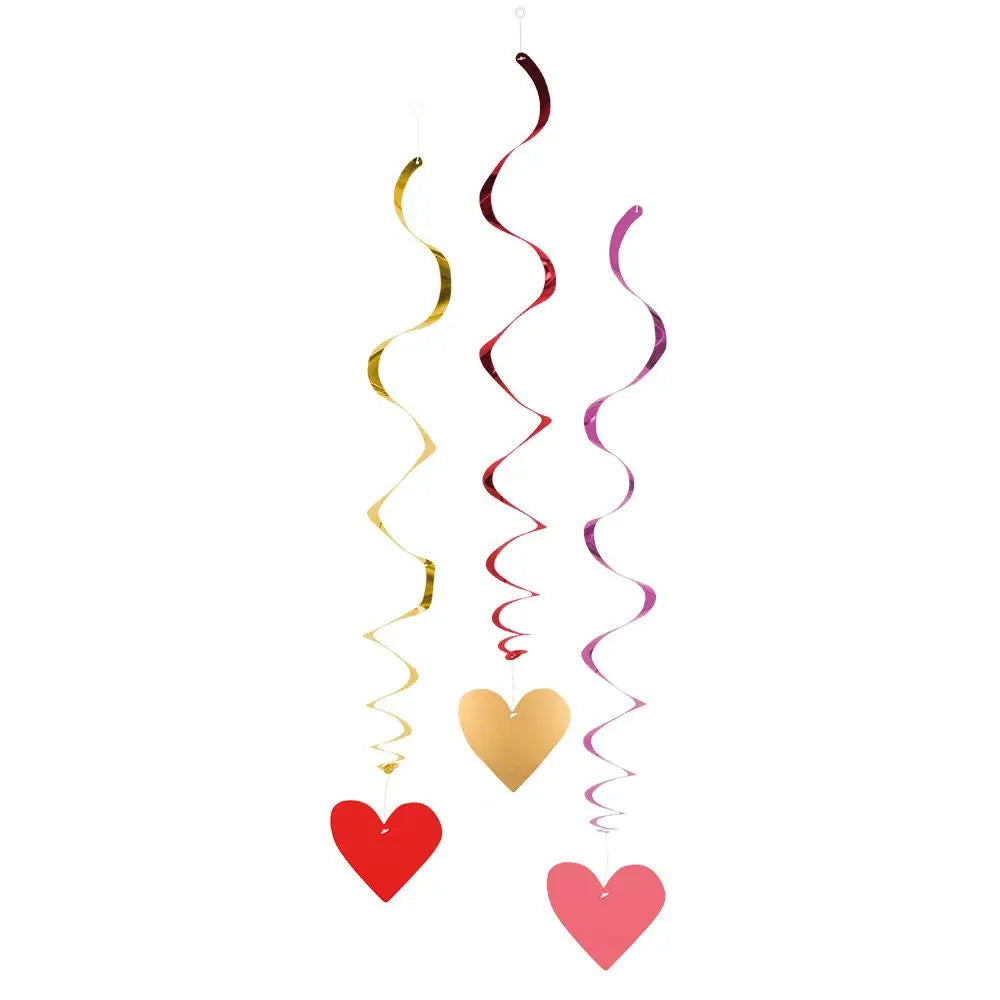 Set 3 Tourbillons Décoratifs "Love"