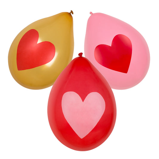 Set 6 Ballons en latex Amour