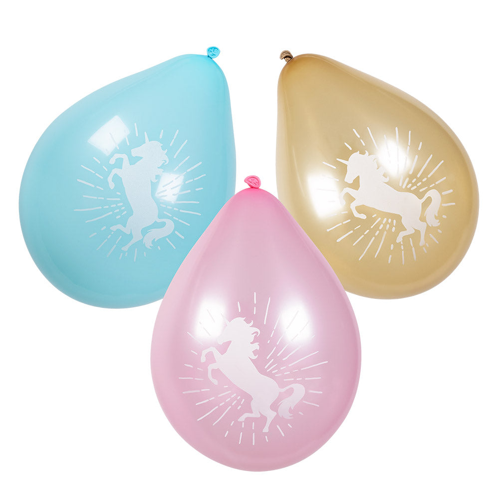 Set 6 Ballons en latex Licorne