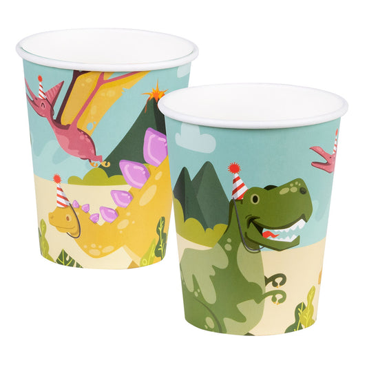 Set 10 Gobelets en carton Dino party