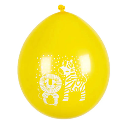 6 Ballons 25cm - Safari