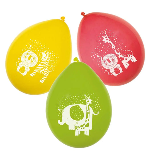 6 Ballons 25cm - Safari