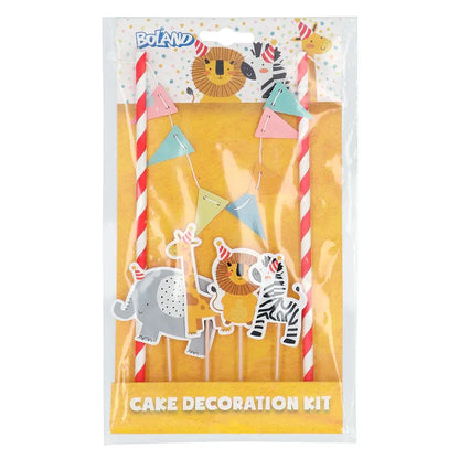 Kit Décoration de gâteau Safari