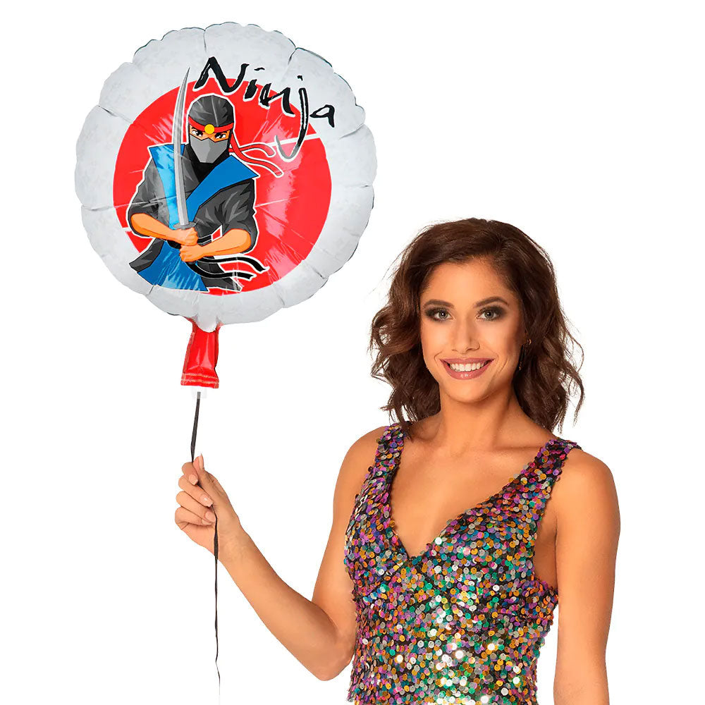 Ballon en aluminium 'Ninja' double face