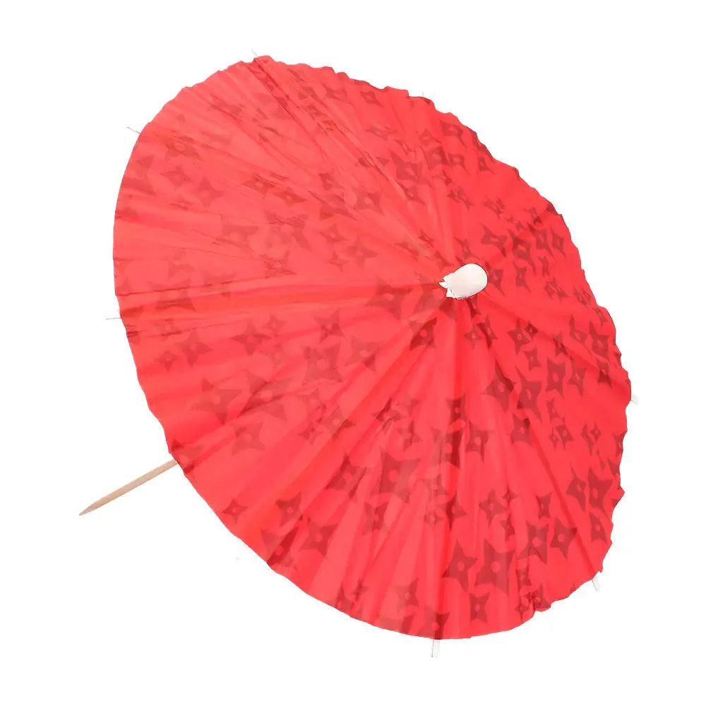 6 Mini Parasols Cocktail 'Ninja' - 2 modèles assortis - Ø 18 cm