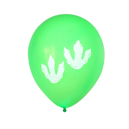 6 Ballons en latex T-Rex double face (25 cm)